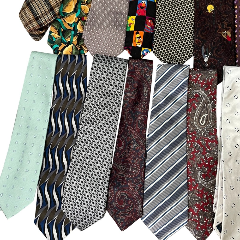 Ties‎ Lot of 21 Reseller Lot Robert Graham Zegna Dior Canali Brooks Brothers - Picture 6 of 6